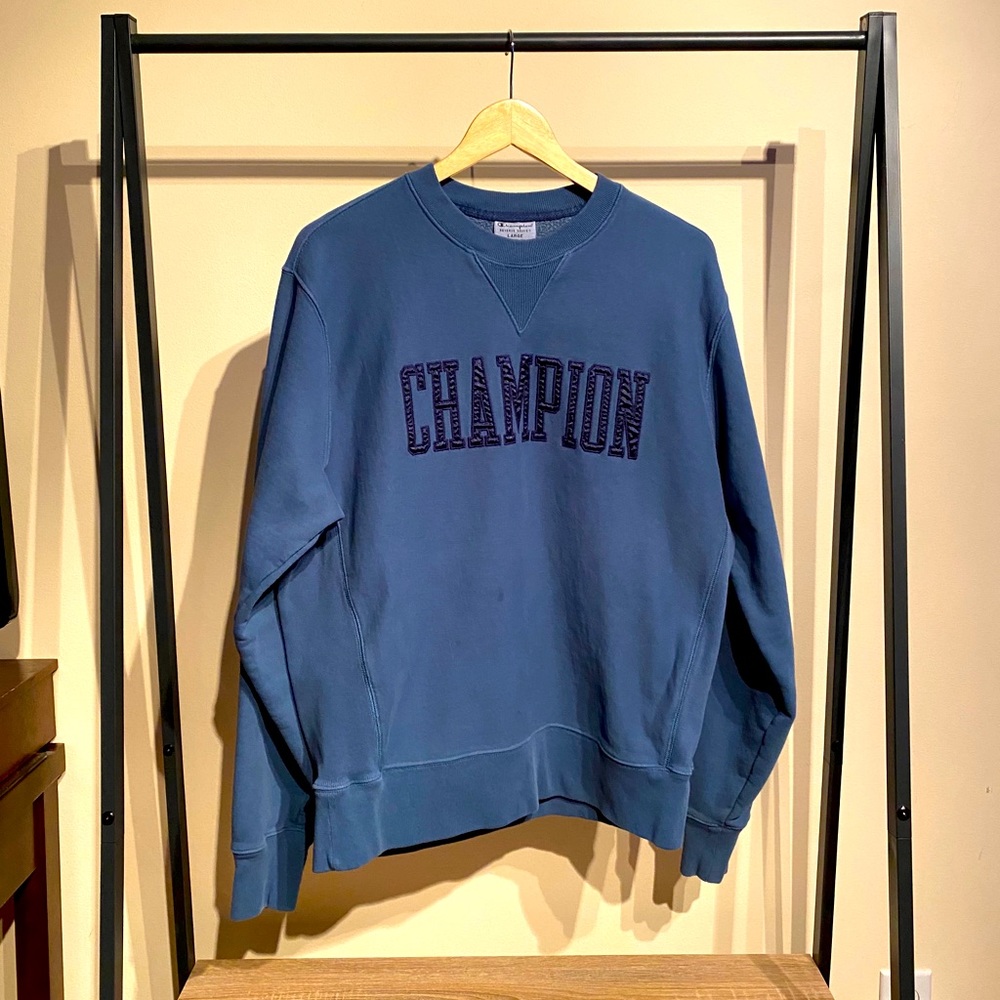 Champion reverse knit pullover sweater